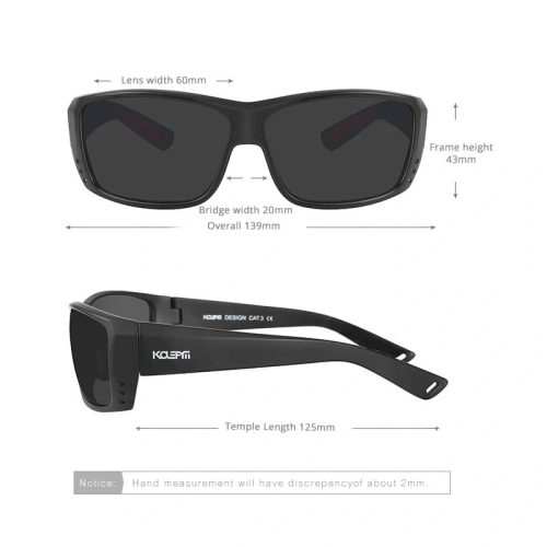 Lightweight TR90 Polarized Sunglasses UV Protection