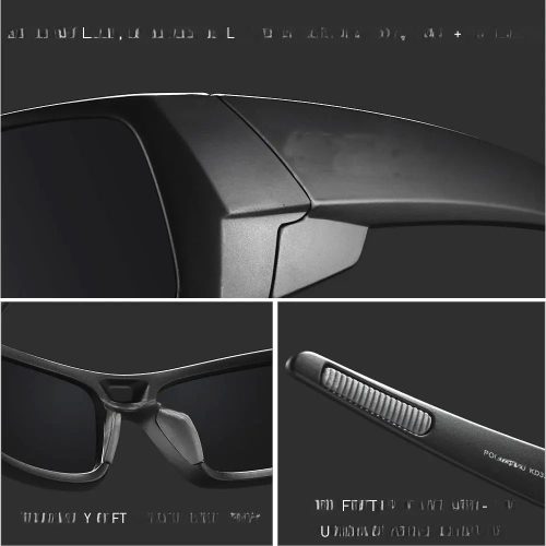 Polarized Rectangle Sunglasses 14 Colors