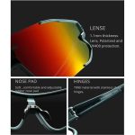 Durable TR90 Sports Polarized Sunglasses 0801